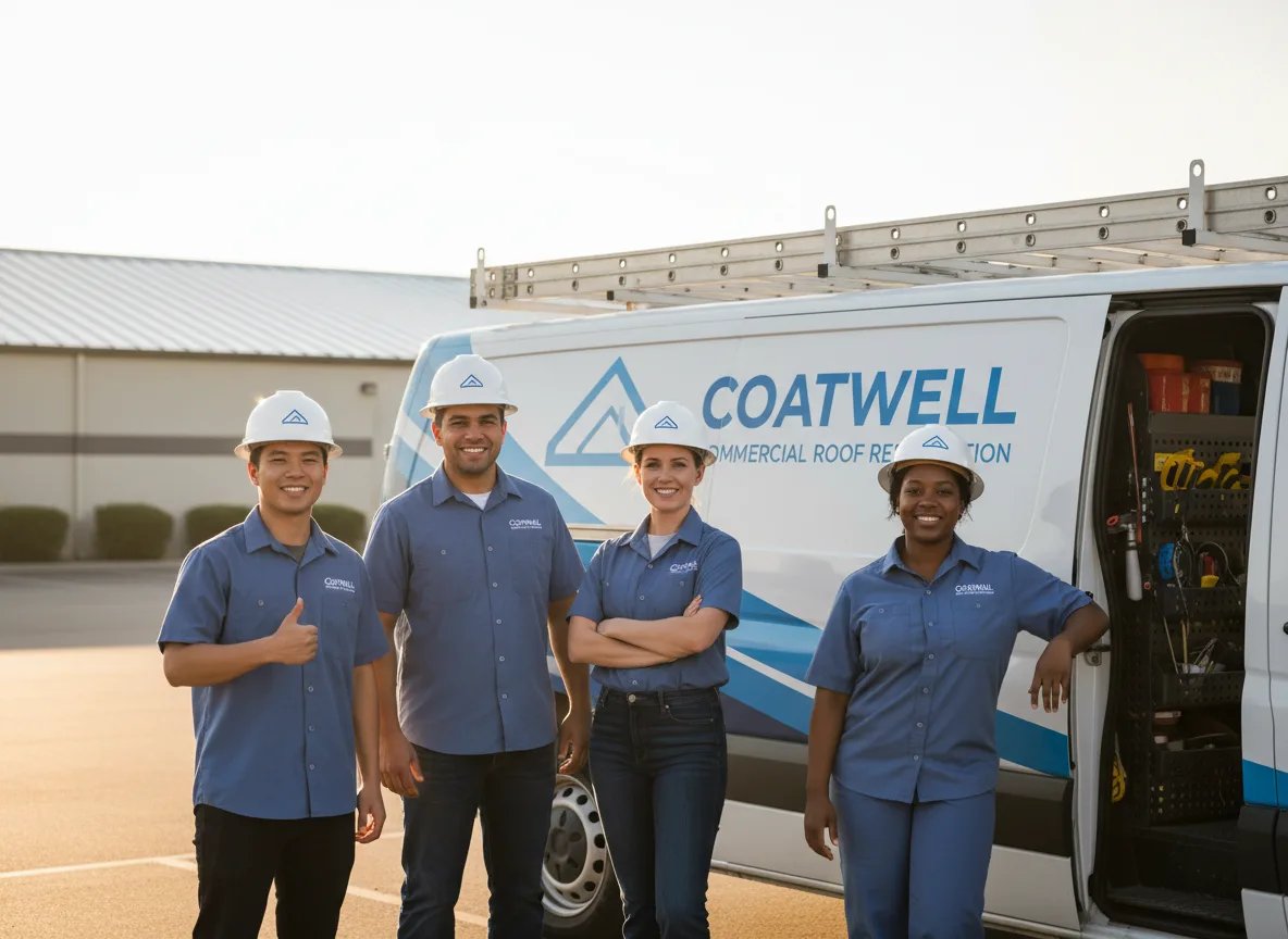 Commercial roof coating company in Chinook, WA